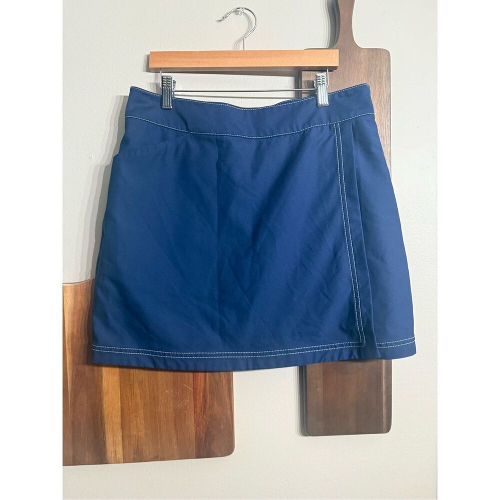 Vineyard Vines Navy Blue Wrap Athletic Golf Tennis Skort Mini Skirt Size 6